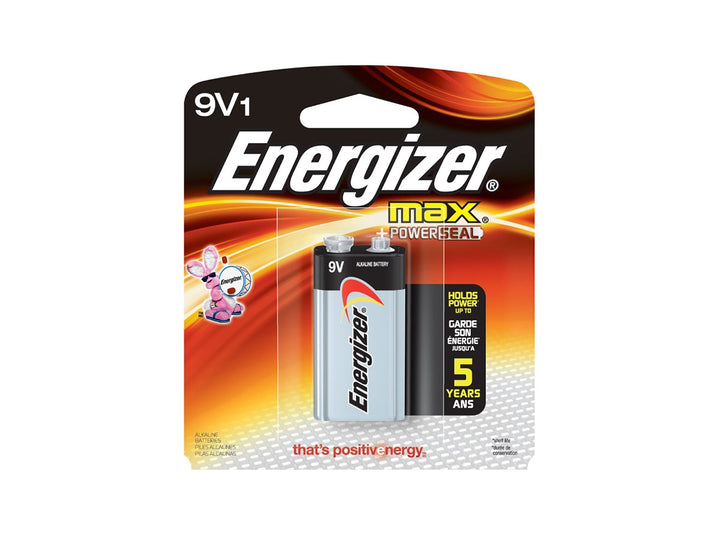 Energizer Batteries MAX 9V-1 522BP.BW