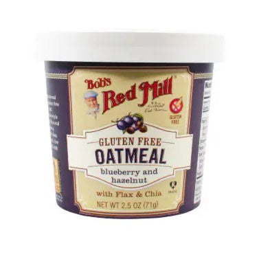 Bob's Red Mill Gluten Free Oatmeal Blueberry & Hazelnut 71g
