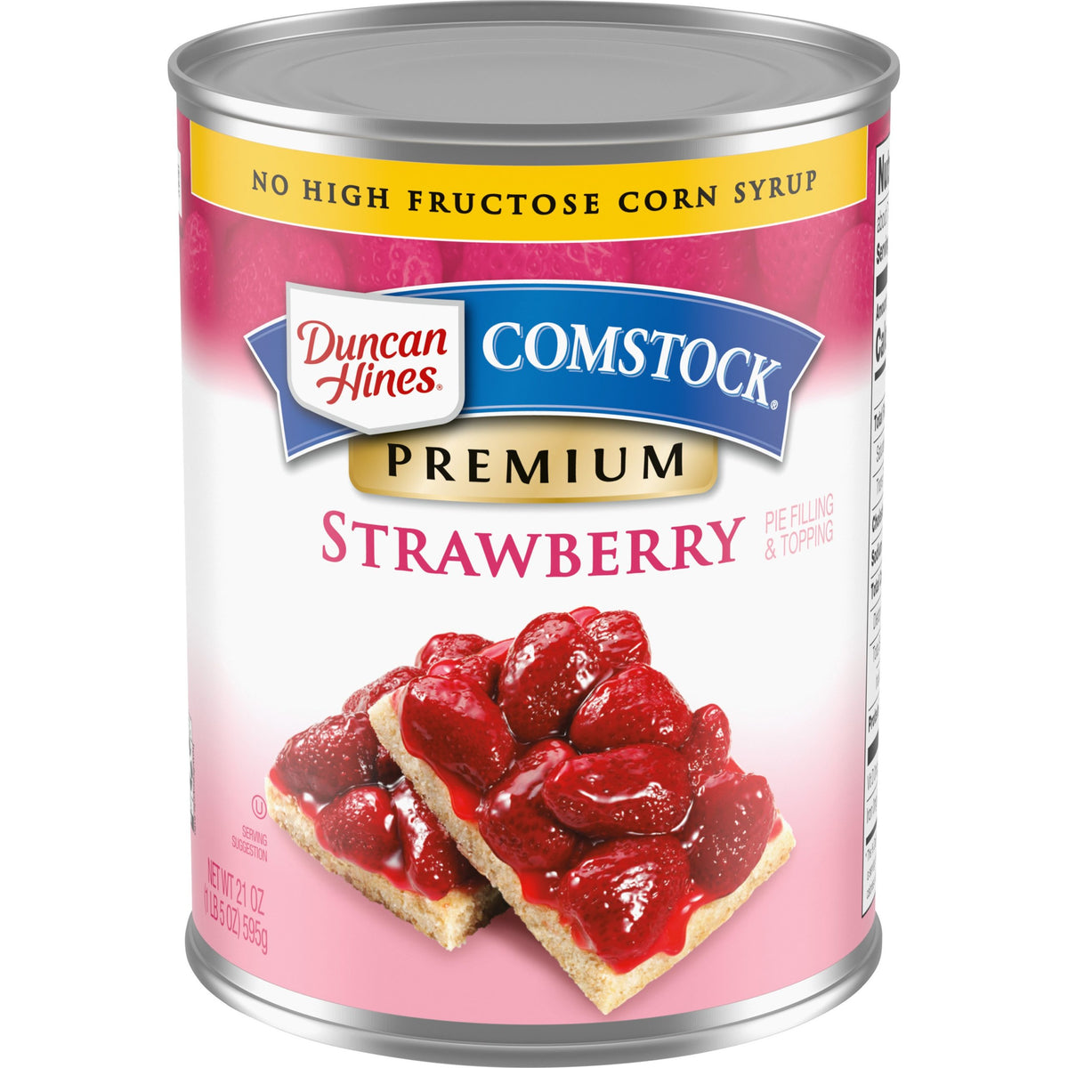 Comstock Pie Filling Strawberry 21 oz