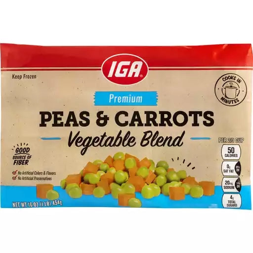 Iga Peas & Carrots 16oz