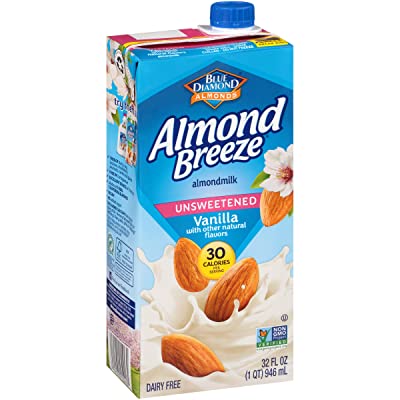 Blue Diamond Almond Breeze Unsweetened Almond Milk