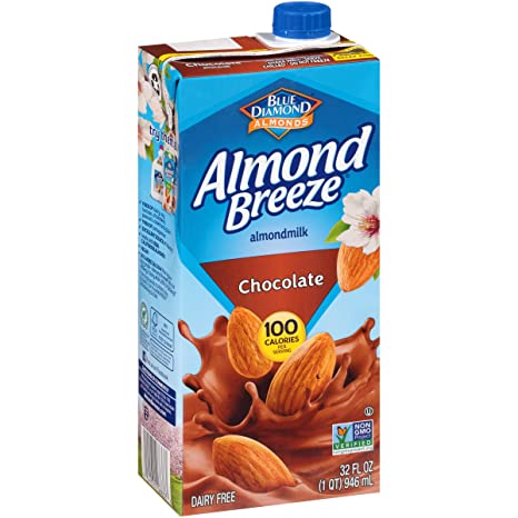 Blue Diamond Almond Breeze Almond Milk Chocolate 32oz