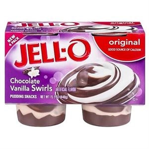 Jello Pudding Choco/Van Swirls 4s 15.5oz