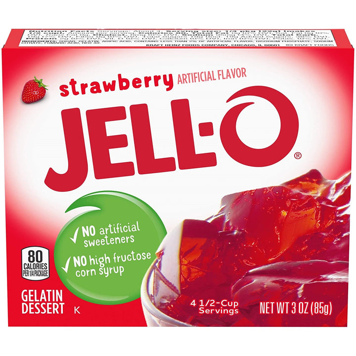 Jello Dessert Strawberry 3oz