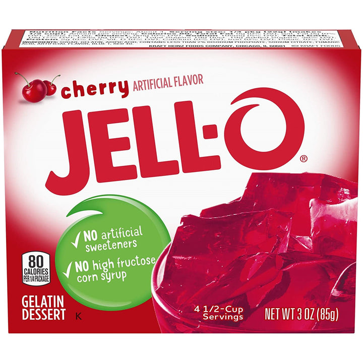 Jello Dessert Cherry 3 oz