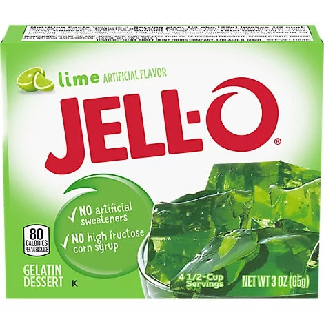 Jello Dessert Lime 3oz