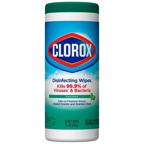 CLOROX Wipes Disinfectant Fresh 35's