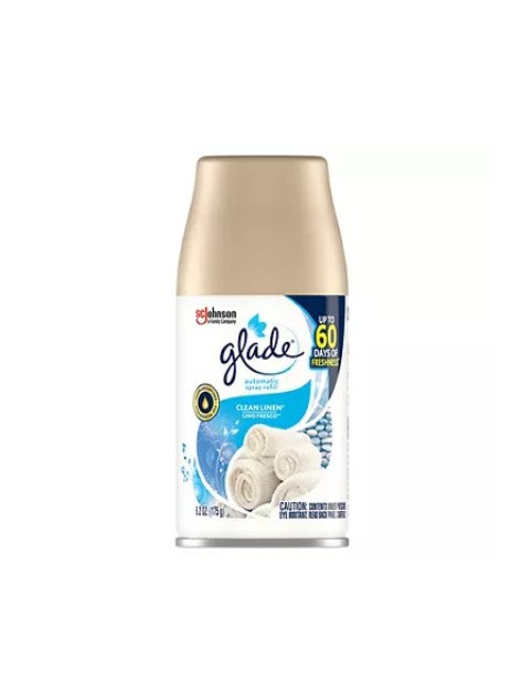 Glade Auto Spry Refill Clean Linen 6.2z