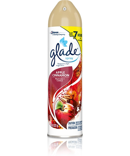 Glade Airfreshener Spray Apple Cinn 8z