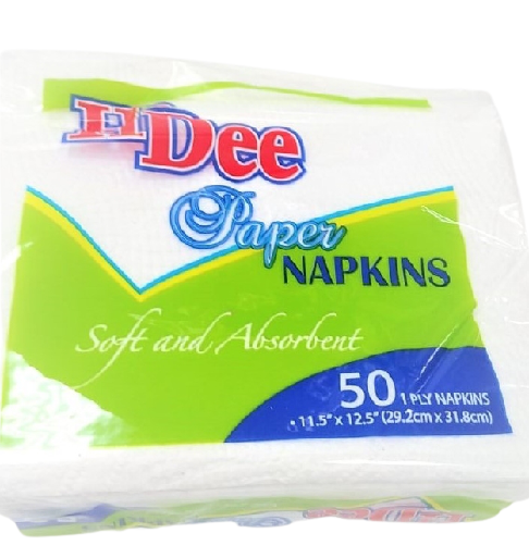 HI DEE Napkin Lunch 1ply 50's