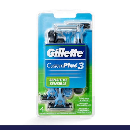 GILLETTE Custom Plus3 Disposable Sen