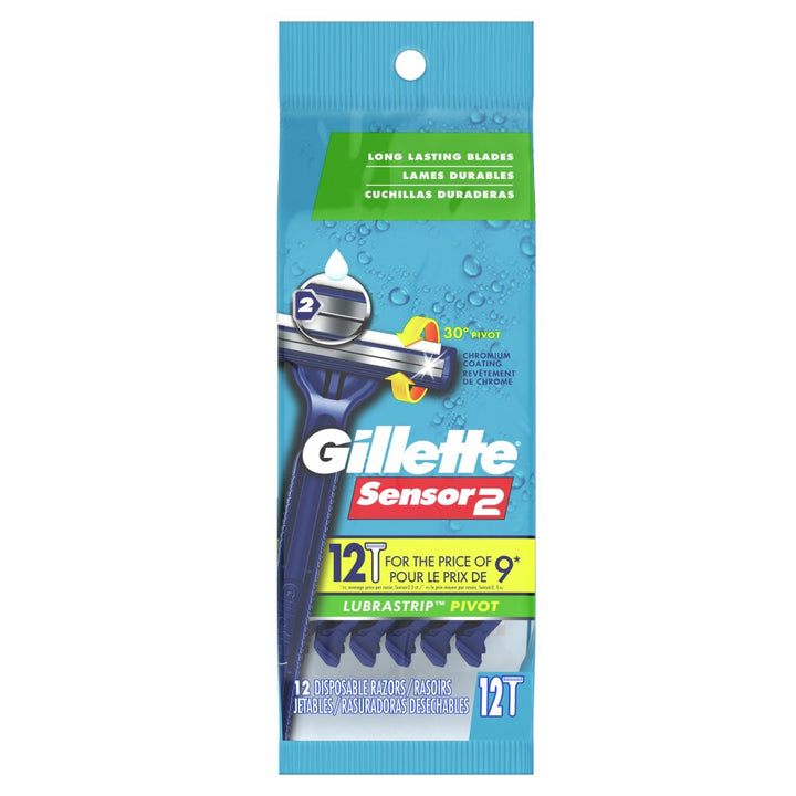 Gillette Razor Dispos Sensor 2 Pivot 12s