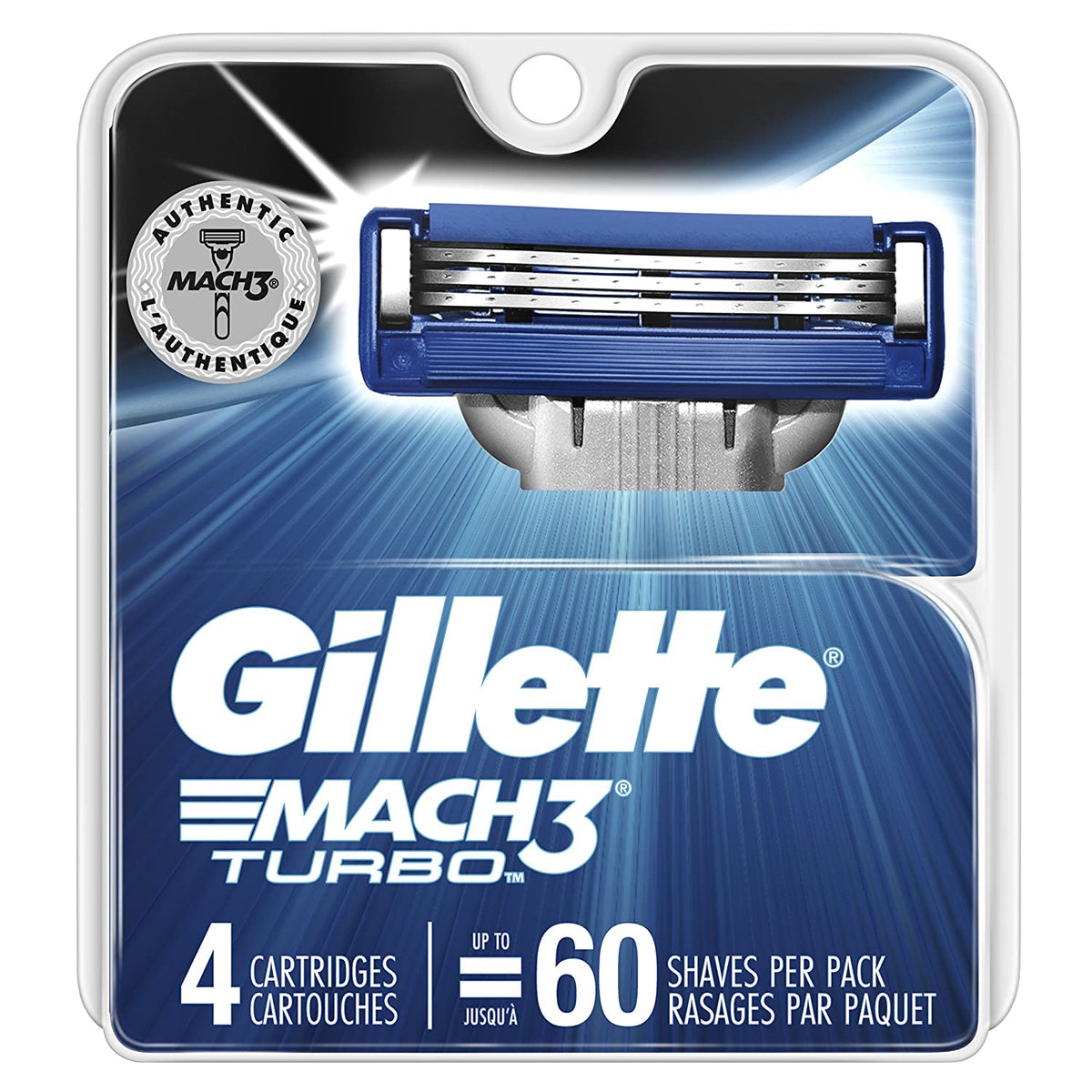 GILLETTE Mach3 Turbo Cartridge 4's