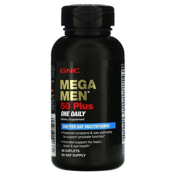 GNC Caplets Men's Mega 50 Plus 60's