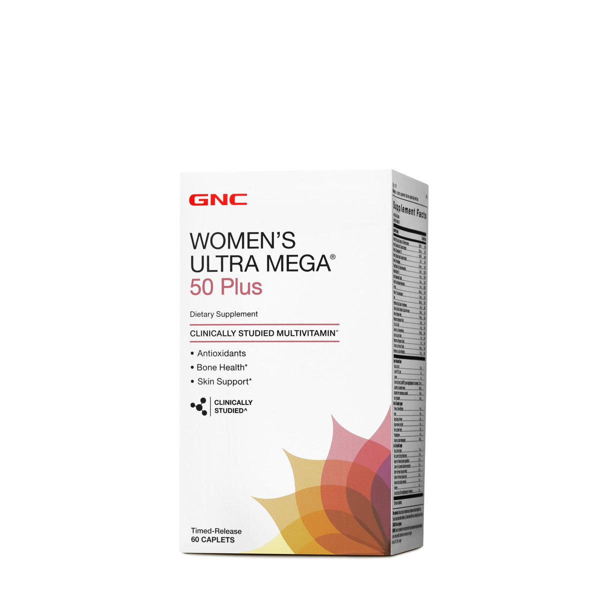 GNC Caplets Women's Mega 50 Plus 60's