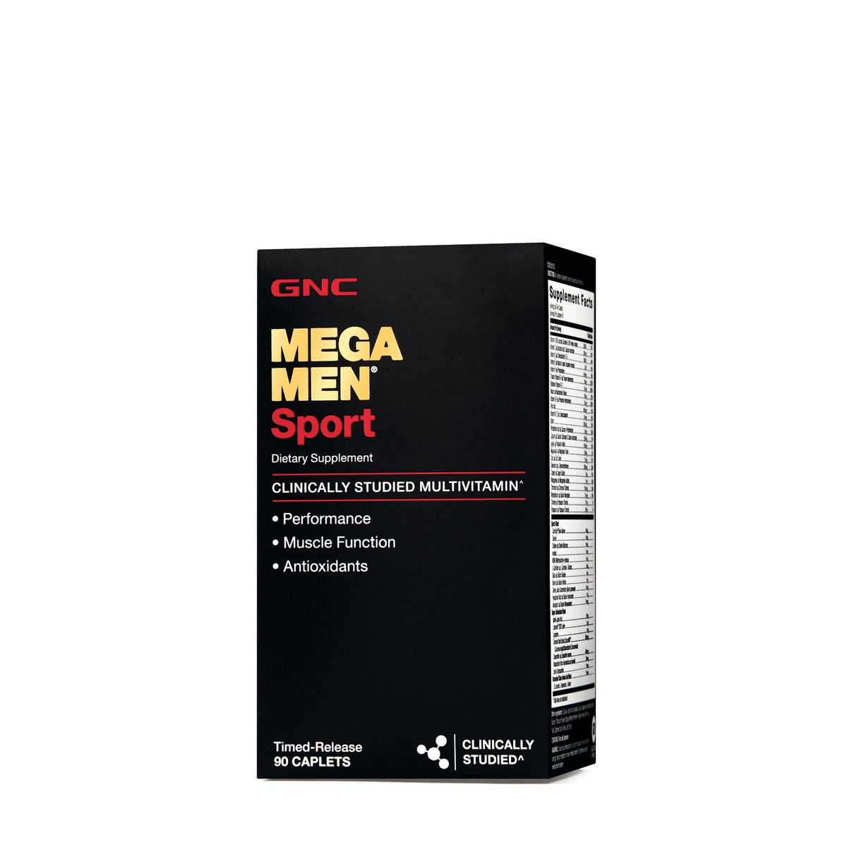 GNC Mega Men Sport Multi Caplets 90's