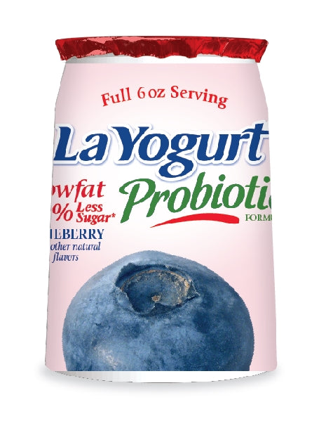 La Yogurt Probiotic Org Blueberry 6oz