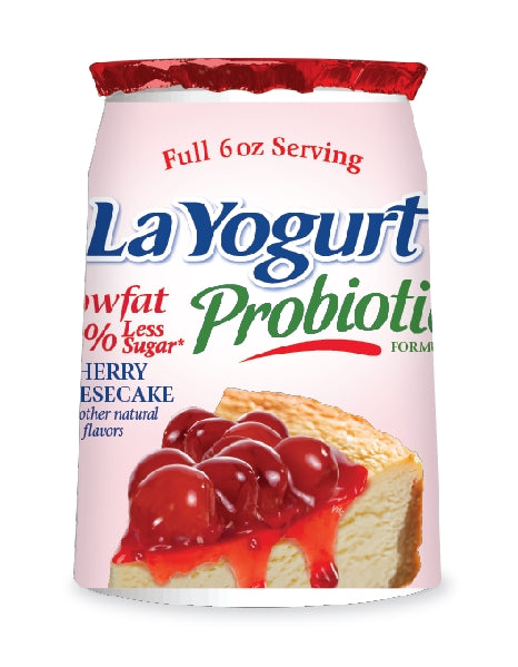 La Yogurt Probiotic Org Chry Ccake 6oz