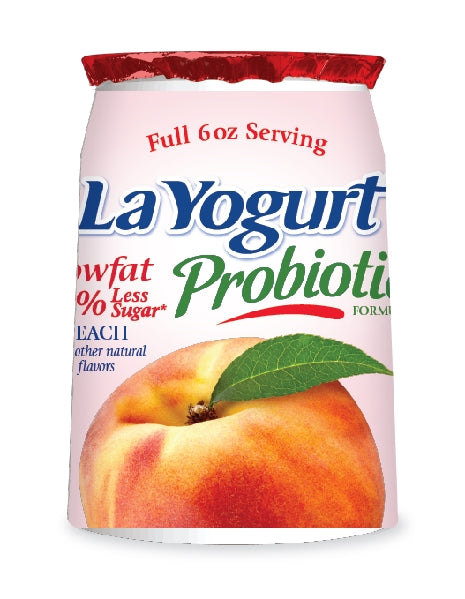 La Yogurt Orginal Peach 6oz
