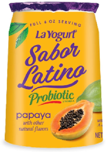 La Yogurt Sabor Latino Papaya 6oz