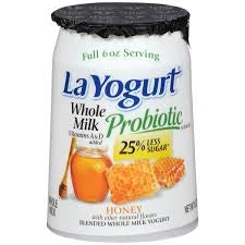 La Yogurt Whole Milk Honey 6oz