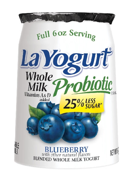 La Yogurt Whole Milk Blueberry 6oz