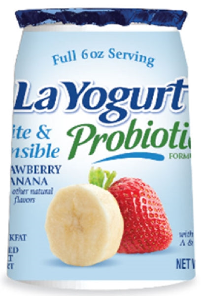 La Yogurt Light Strawberry Banana 6oz