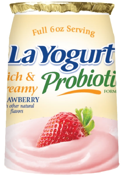 La Yogurt Rich & Crmy Strawberry 6oz