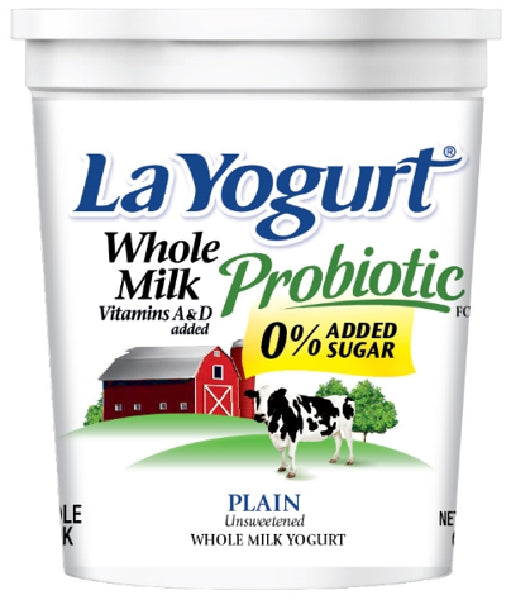 La Yogurt Plain Whole Milk 32oz
