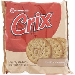 Bermudez Crix Crackers Whole Wheat 9oz