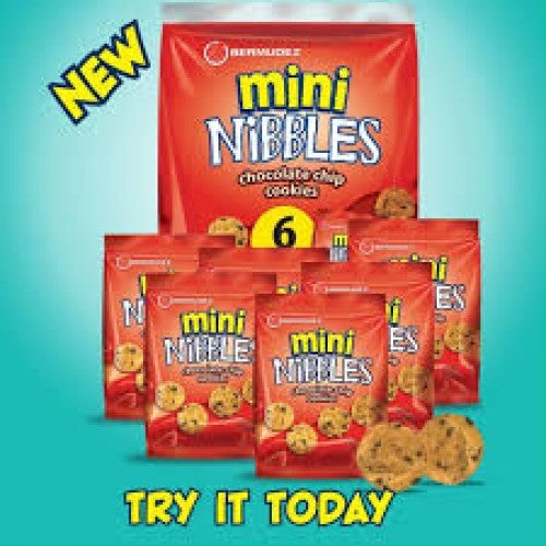 Nibbles Mini Cookies Chocolate Chip 6pk
