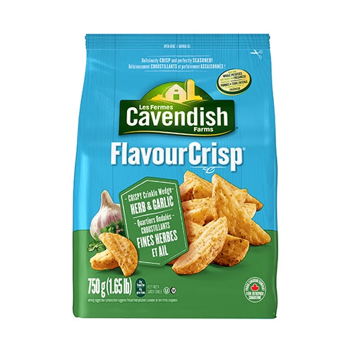 Cavendish Flv Herb&Garlic Wedge 750 gm