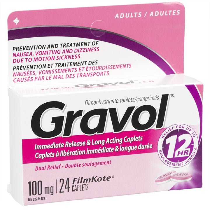 GRAVOL Caplets Dual Relief 24s