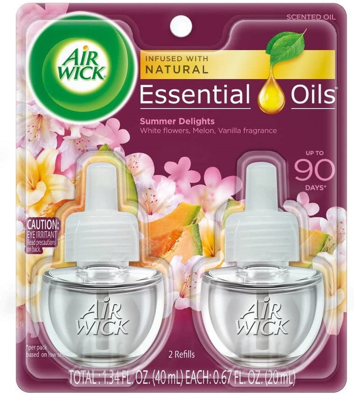Airwick Sct Oil Refills Summer Del 2pk