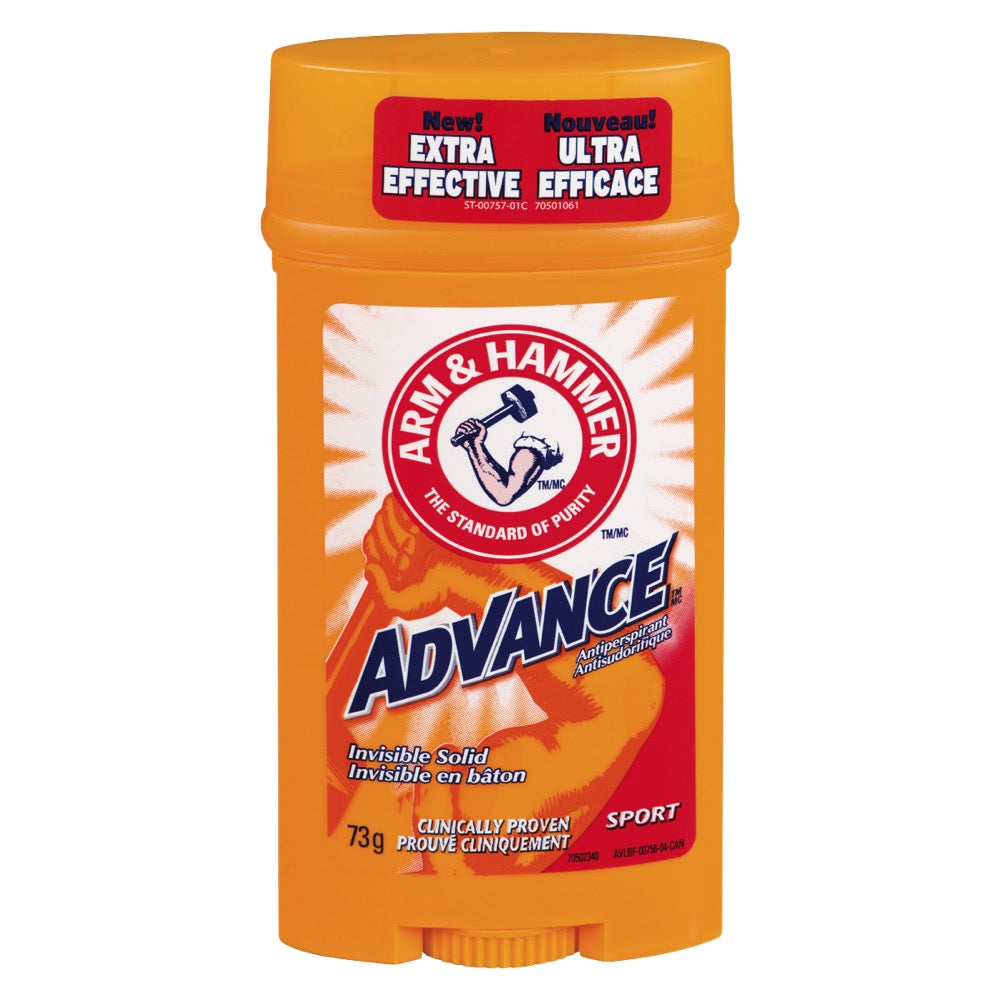Arm & Hammer Advance Invisible Solid Sport Antiperspirant 73g