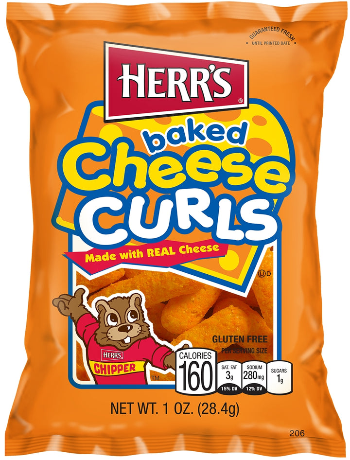 Herrs Baked Cheese Curls 1oz