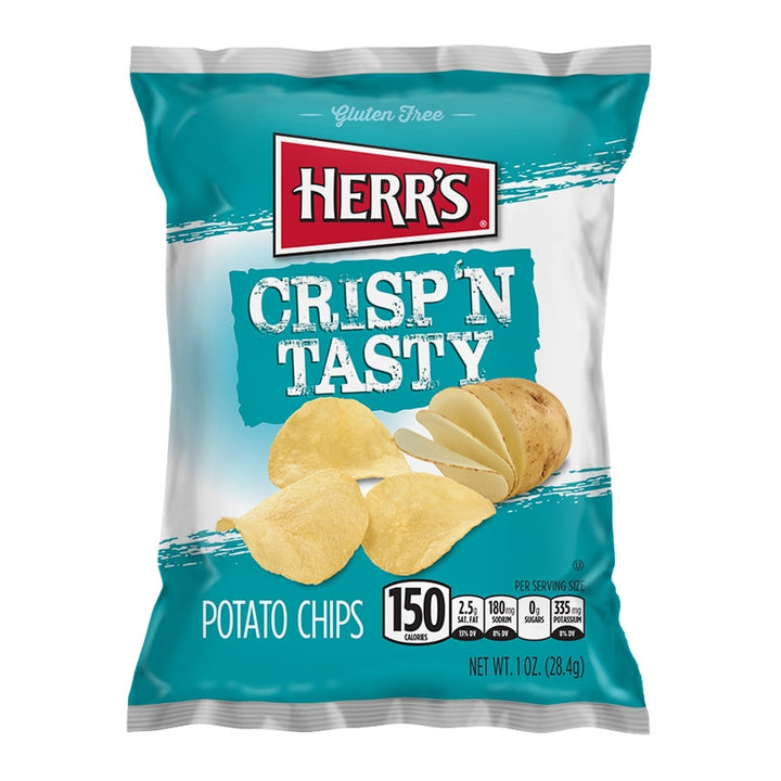 Herrs Chips Potato Regular 1oz
