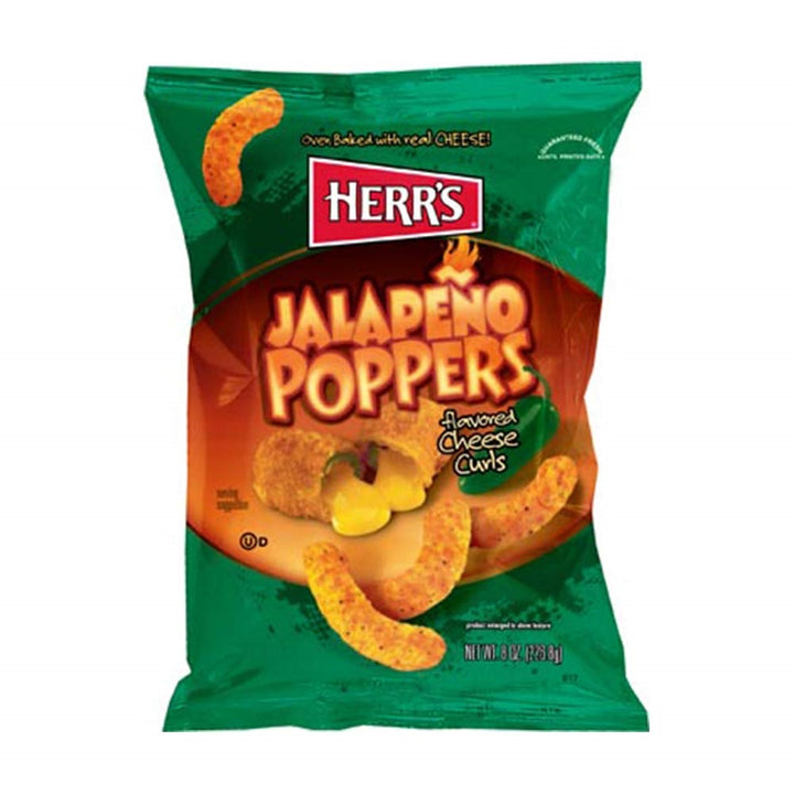 Herrs Jalapeno Poppers Chse Curls 7oz