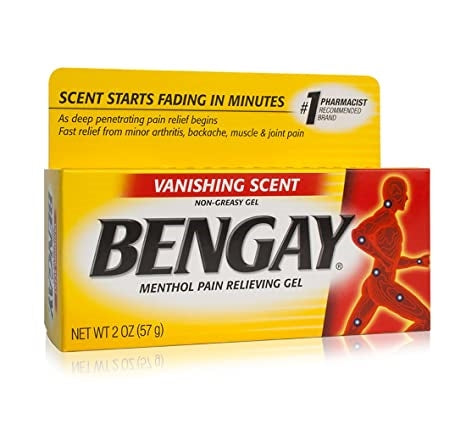 Ben Gay Pain Relieving Gel Vanishing 2oz