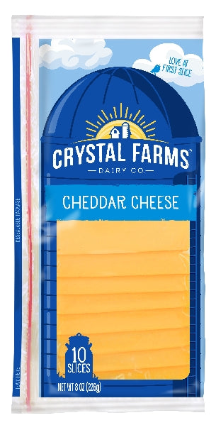 Crystal Far Ched Cheese Single Slices 8z