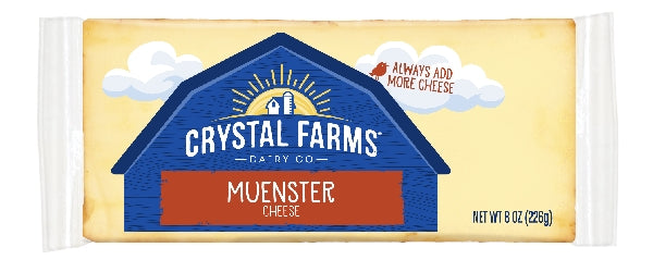 Crystal Farms Cheese Muenster 8oz