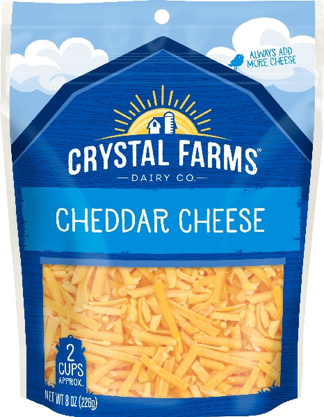 Cry/Farm Cheese Cheddar Shredded 8oz
