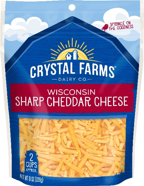 Crystal Farm Cheese Wis Sharp Cheddar 8z
