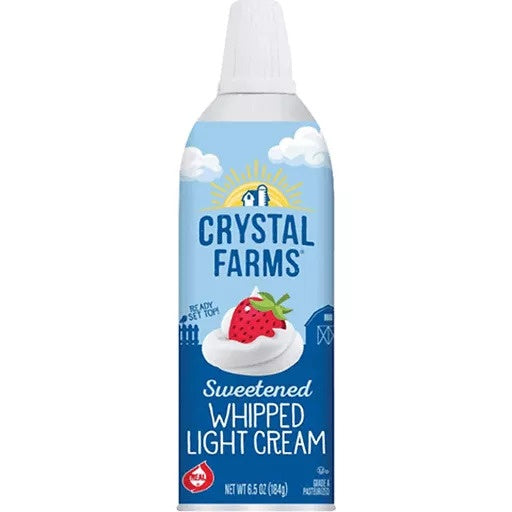 Whipped Cream Light Sweetened 6.5oz