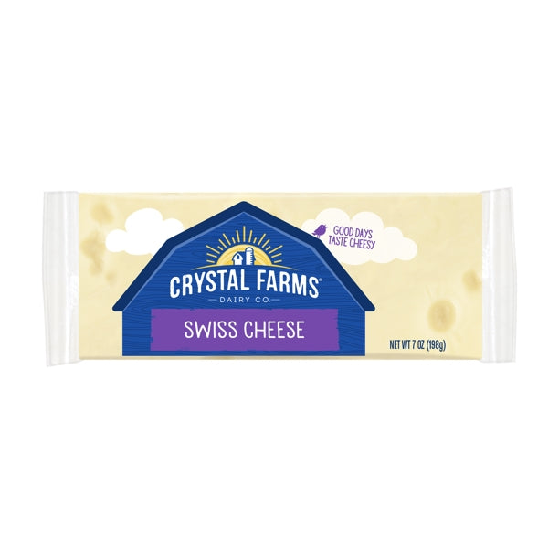 Crystal Farms Cheese Swiss Chunk 7oz