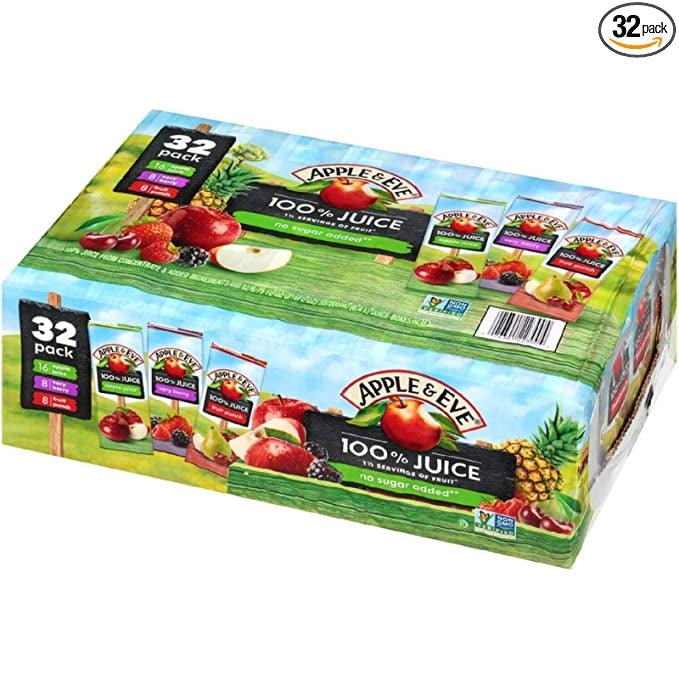 Apple & Eve Juices Variety Pack 36x200ml