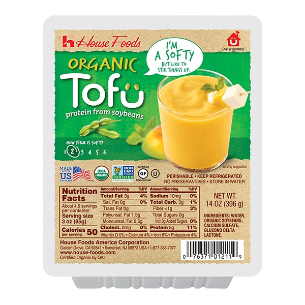 House Foods Organic Tofu Soft 14oz