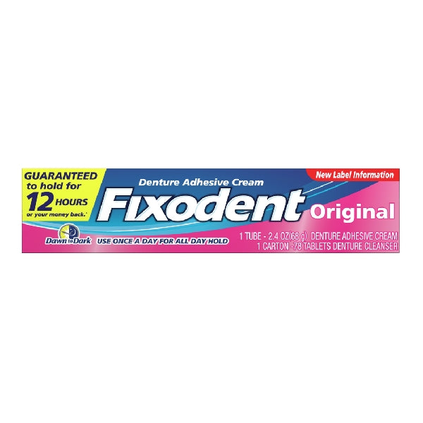Fixodent Denture Adh Crm Org 2.4oz