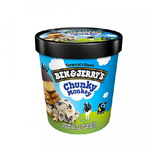 B&J Icecream Chunky Monkey 473ml