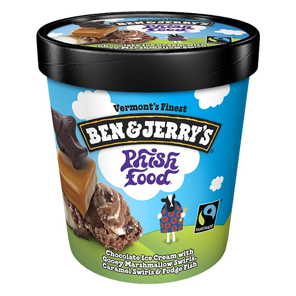B&J Icecream Phish Food 473ml